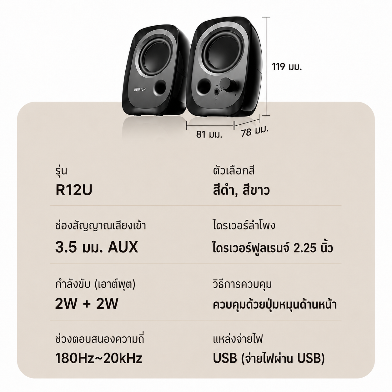 Edifier R12U
